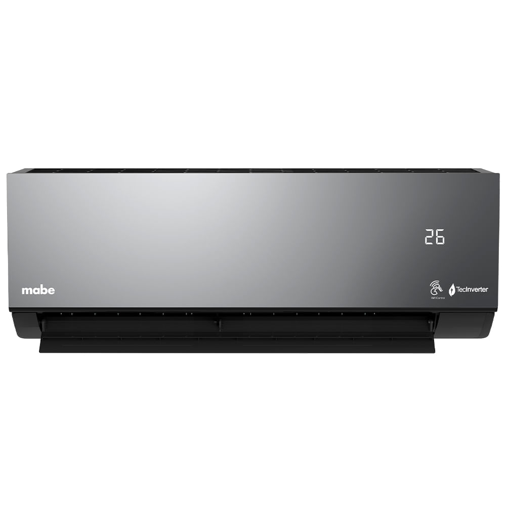 Aire Acondicionado Mini Split Inverter Frio-Calor 115 V 1 Tonelada (12,000 BTU) Espejo Mabe - MMI12HAMCAM10