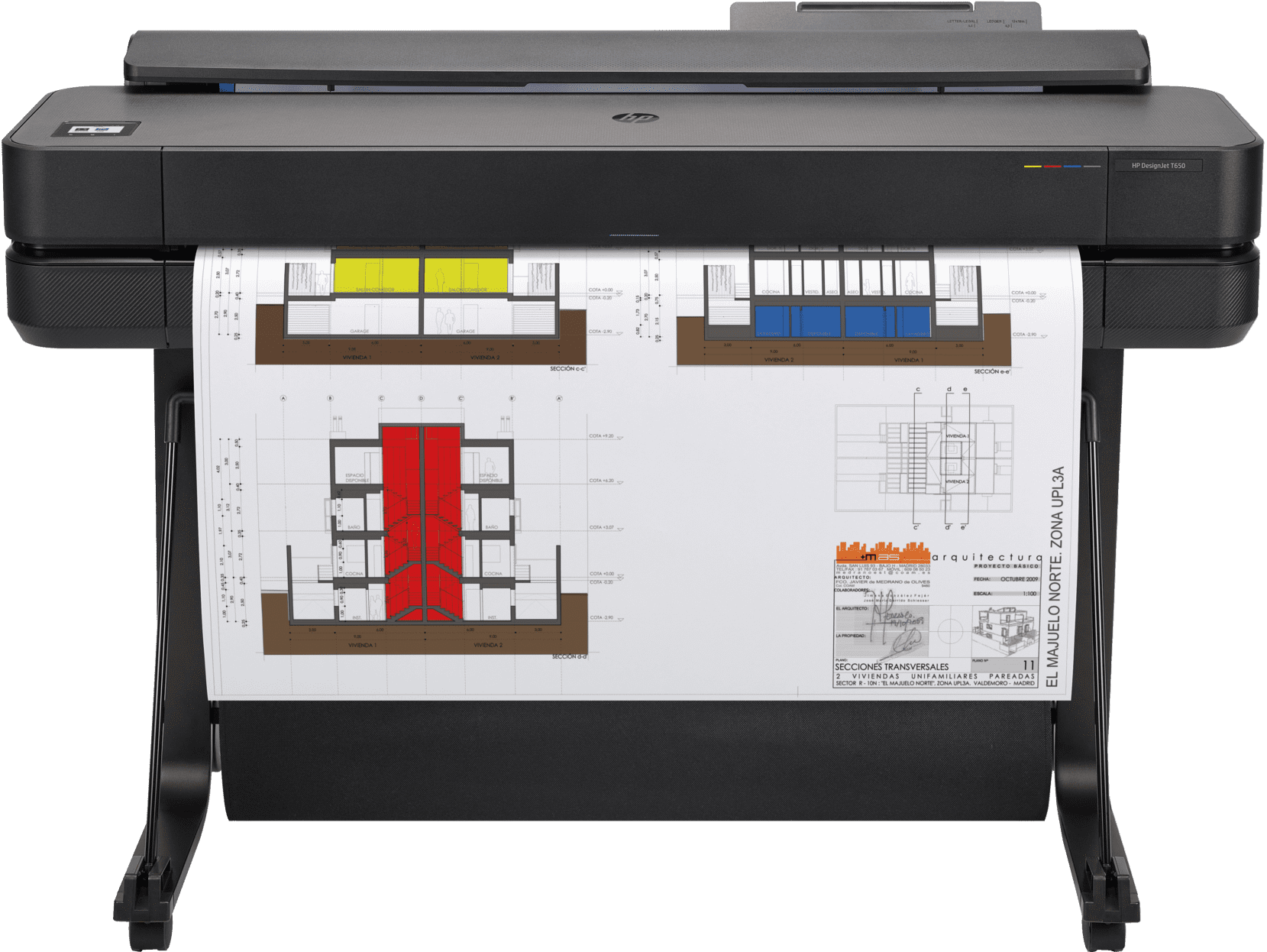 Plotter HP DesignJet T650 36", Color, Inyeccion, Print