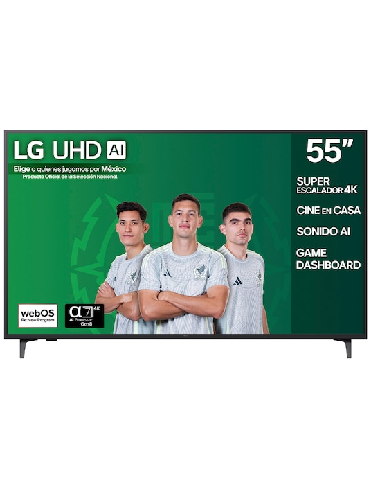 Pantalla Smart TV LG 55 pulgadas 4K UHD AI 55UA7500PSA