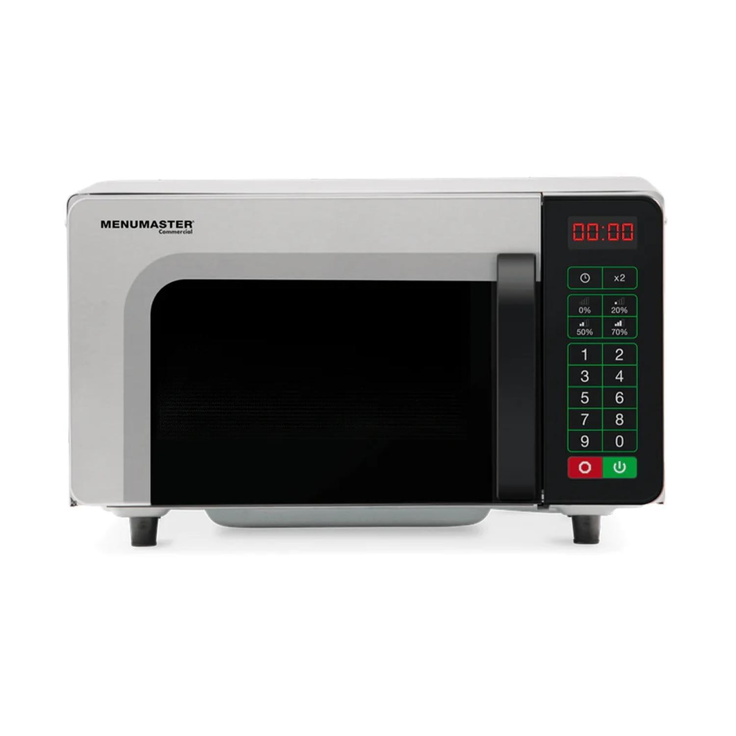 Menumaster Horno de Microondas MMS10TSA, 0.8 Pies Cubicos, 1000W, 23 Litros, Acero Inoxidable