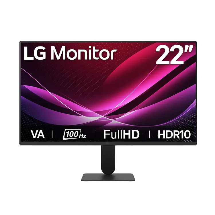Monitor LG 22" Pulgadas 22U401A FHD Plano Negro
