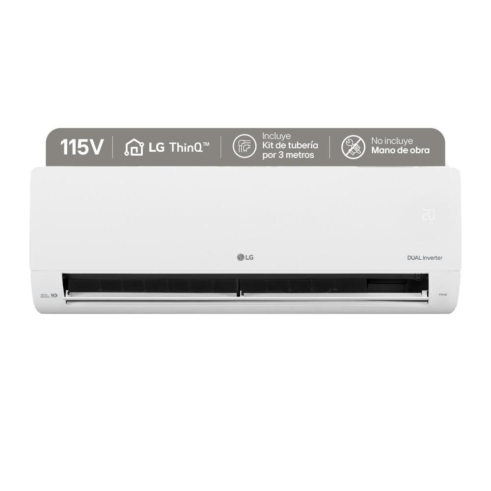 Aire Acondicionado LG 12.000Btu Tipo Split Inverter 115V VV121C5 Blanco