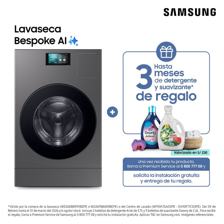 Lavaseca Samsung Bespoke AI 26Kg15Kg